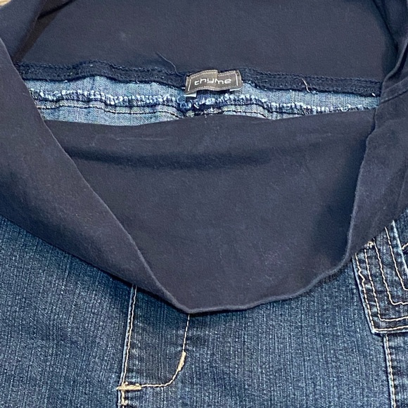 Thyme Maternity Jean Skirt (XL) - Picture 4 of 5